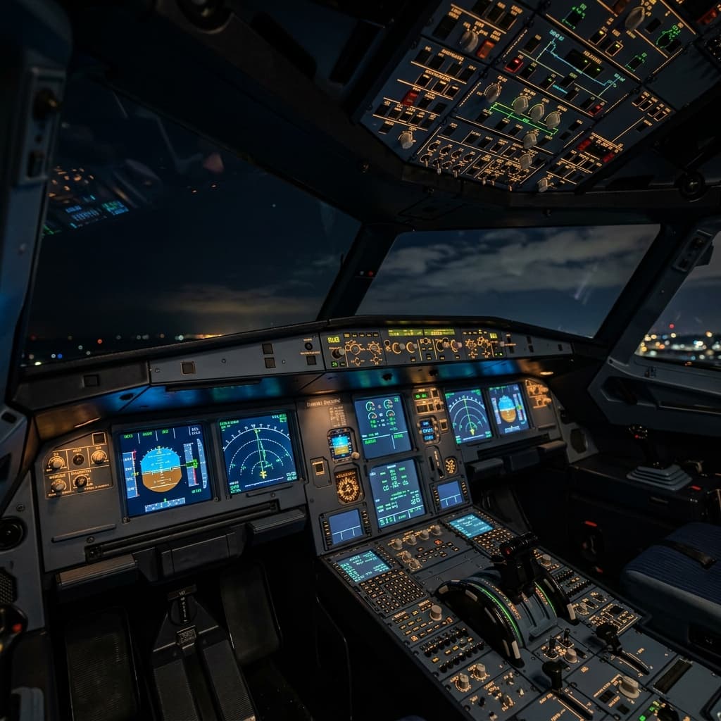Professional Pilot Cockpit